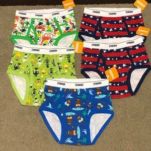 NWT Youth Boy Underwear x 5 (FIVE) size 5-6